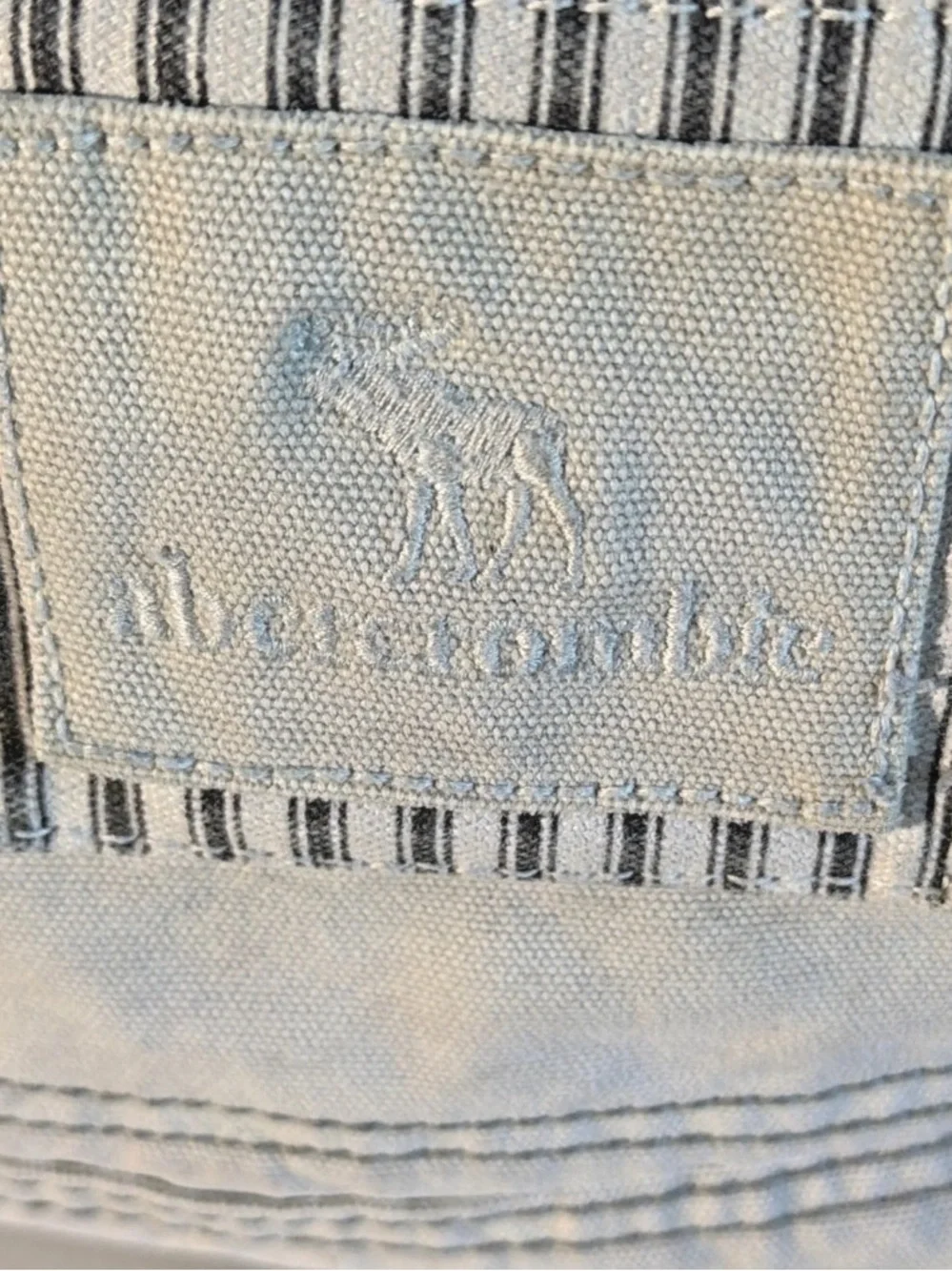 Abercrombie & Fitch Canvas Tote Bag Y2K